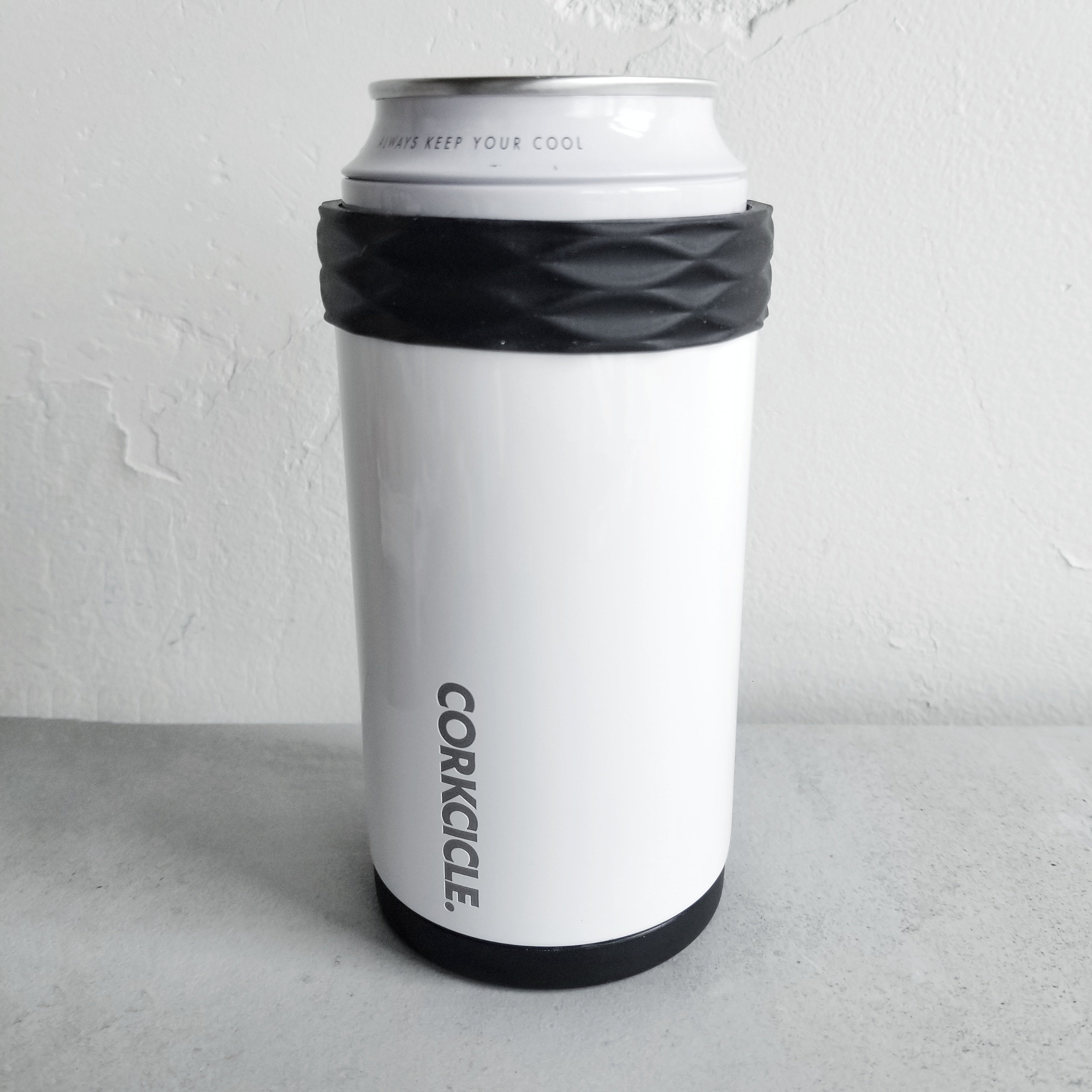 Corkcicle Can Cooler - Slim - White