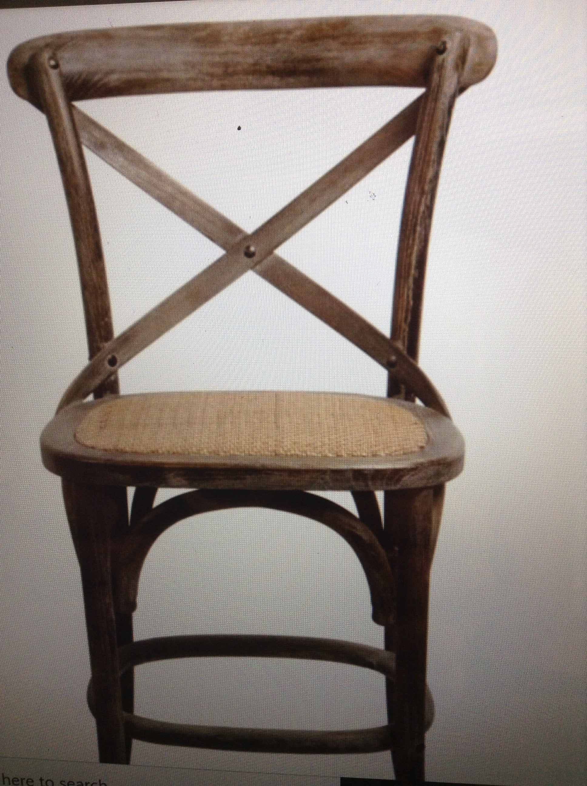 Bennett 24" X back stool